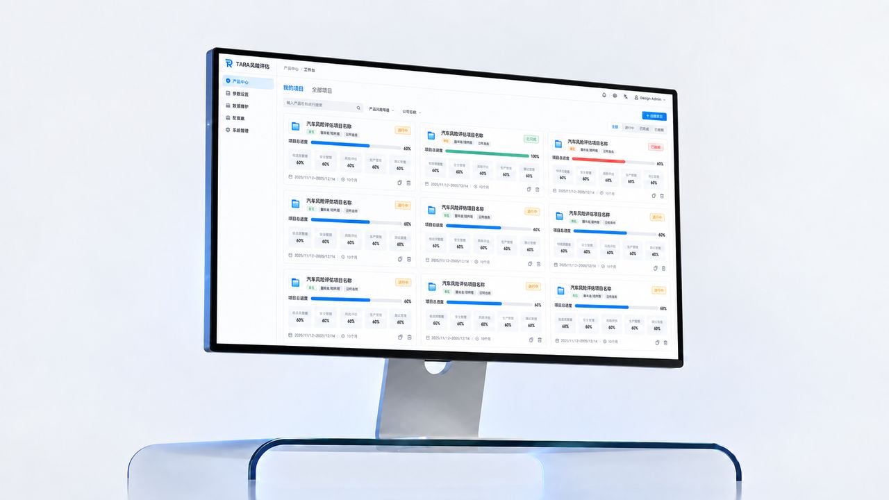 汽车网络安全 TARA 工具项目封面